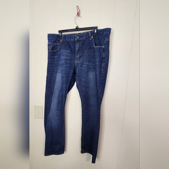 Beverly Hills Polo Club Men's Denim Blue Jeans 38W x 30L - Picture 4 of 13